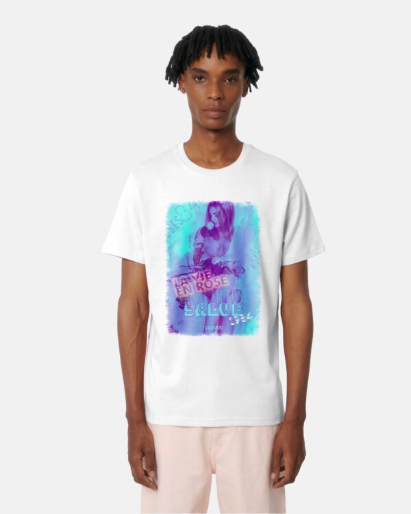 Revers Men’s Medium Fit Cotton T-shirt – Salve La Vie En Rose - Icons Collection
